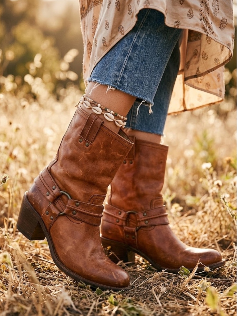 Frye Women's Carmen Harness Short Boots